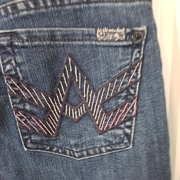 7 For All Mankind Girls Roxanne Skinny Jeans Size 14 Blue NWT - Picture 7 of 11